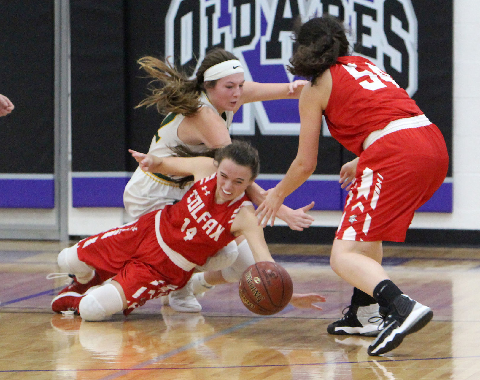 Colfax vs Melrose-Mindoro girls basketball 3-2-19